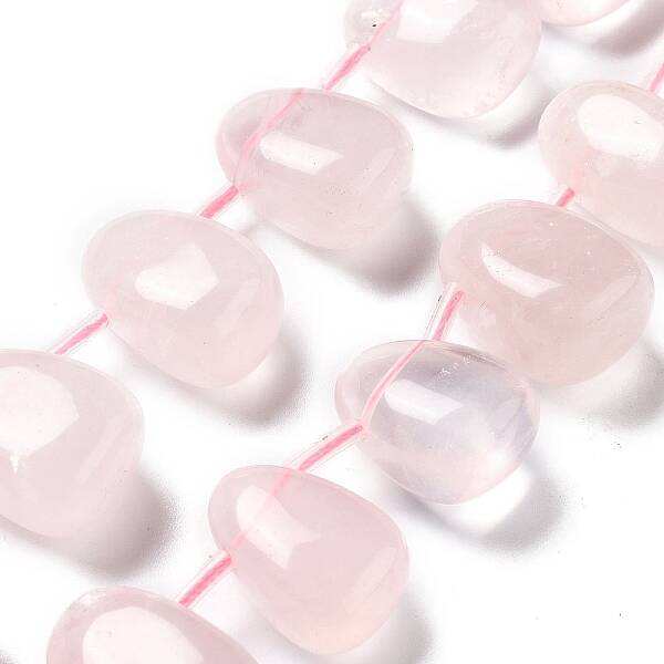 Natural Rose Quartz Beads Strands