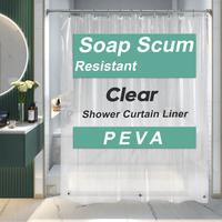 AmazerBath 3G Shower Curtain Liner, Lightweight Waterproof Plastic Shower Curtain, Cute PEVA Shower Curtain for Bathroom Deco...