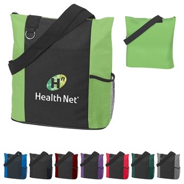 25 Promotional Fun Tote Bag - 600D Polyester & Zippered