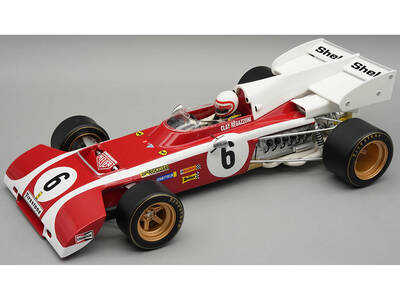 Ferrari 312 B2 #6 Clay Regazzoni Formula One F1 South African GP (1972) Mythos Series with Driver Figure and Display Case...