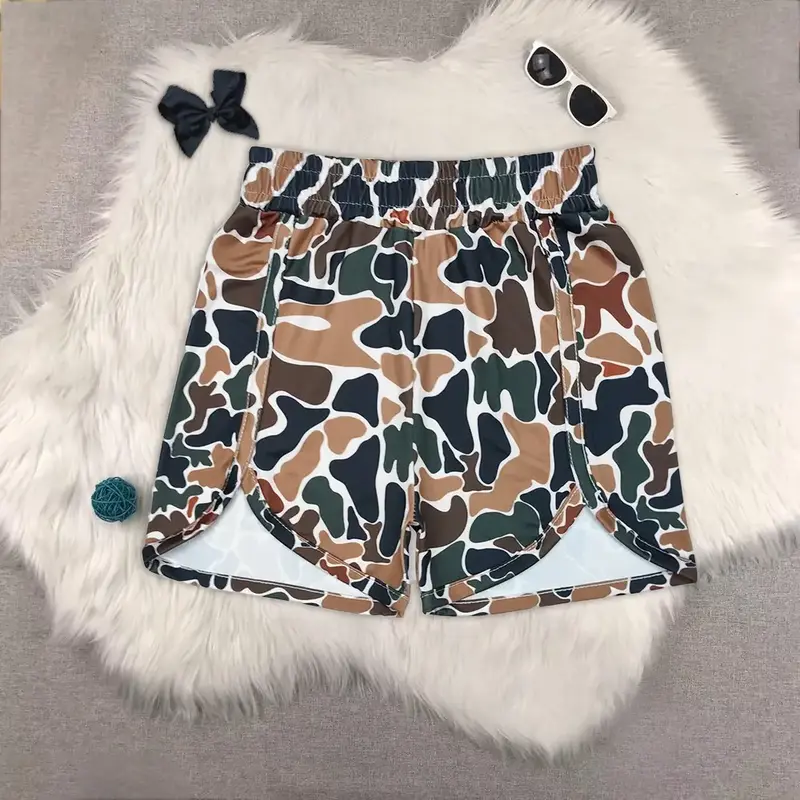 Baby Girls Camouflage Summer Shorts Bottoms Set Casual Cotton Outfit for Little Ones
