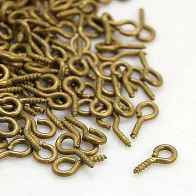 Iron Peg Bails Pendants