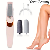Rechargeable Electric Foot Callus Remover Cordless Pedicure Machine, 2 Adjustable Levels Foot File, Foot Grinder, Portable Fo...
