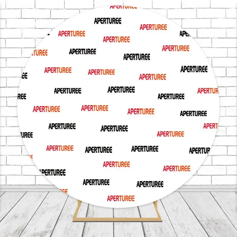 Custom Microfiber Cloth Round Backdrop For Photo Theme Party