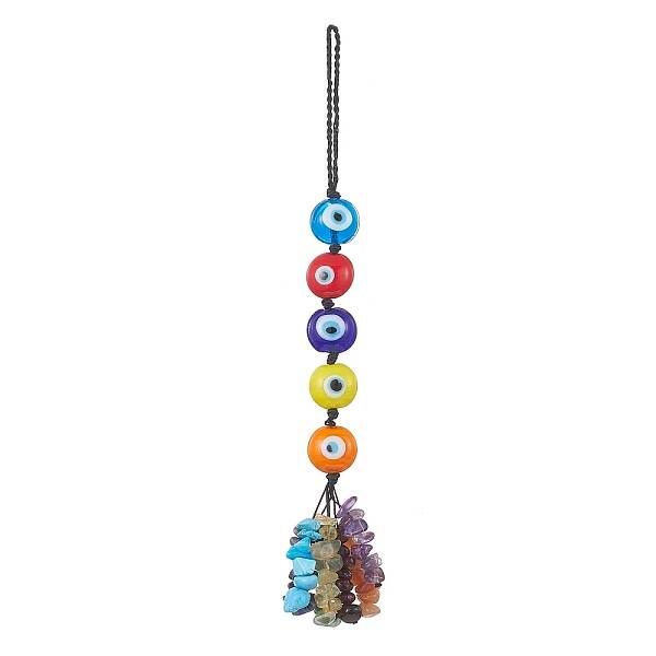 Handmade Evil Eye Lampwork Pendant Decorations
