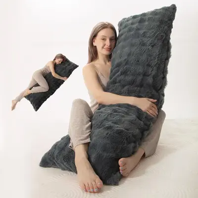 Solid Color Pillowcase, 1 Count Soft Comfortable Pillow Cover without Filler, Pillow Protector for Home Bedroom Dormitory Hot...