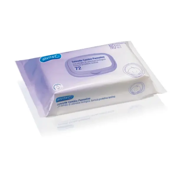 Alvita Diaper Wipes 72 Pieces