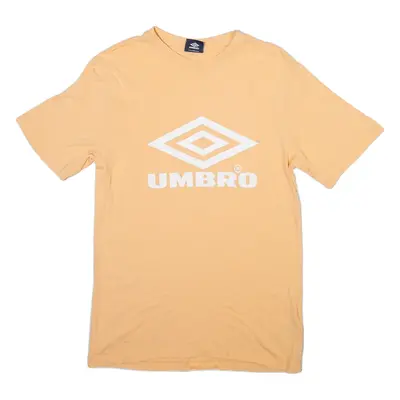 UMBRO Mens T-Shirt Orange S
