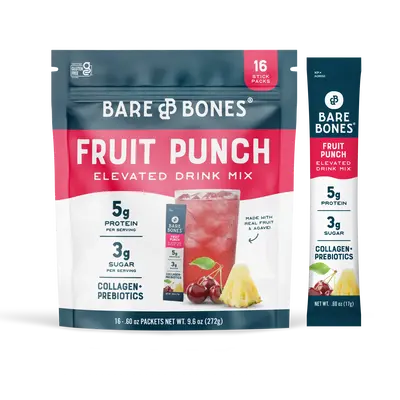 Bare Bones Elevated Drink Mix | Hydration + Collagen + Fiber + Electrolytes