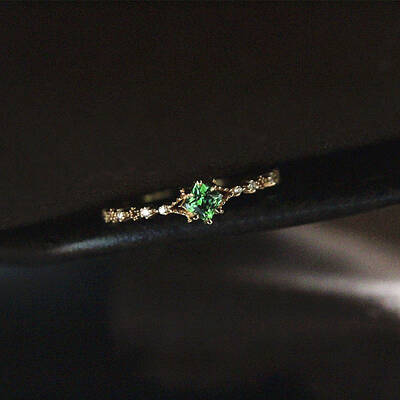 Simple Style Fashionable Personality 925 Sterling Silver Pave Cubic Zirconia Finger Rings