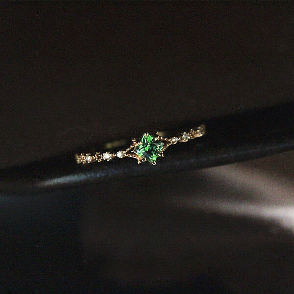 Simple Style Fashionable Personality 925 Sterling Silver Pave Cubic Zirconia Finger Rings