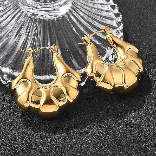 304 Stainless Steel Hoop Earrings
