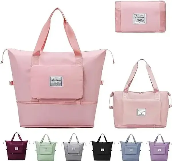 Gym bag/Large Capacity Folding Travel Bag/Dry and Wet Separation Multifunctional Sports Shoulder Bag/Travel Duffel Bag/Travel...