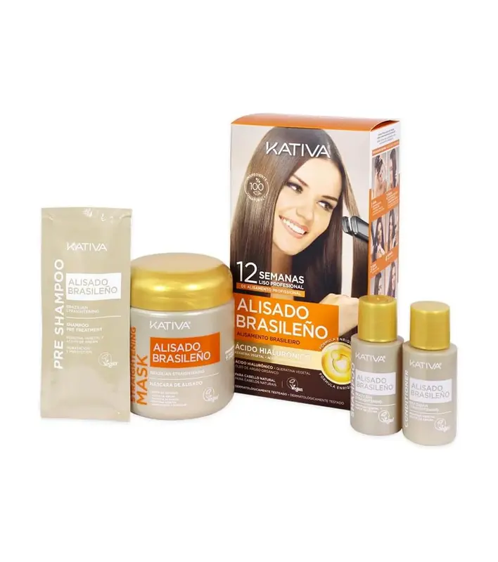 Brazilian Straightening Kit Kativa Veg C-All