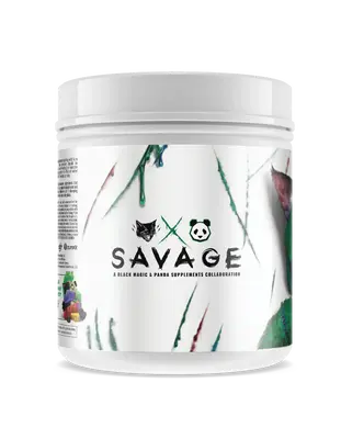 Panda Supps x Black Magic Sinister (Savage) Preworkout High Stimulant Dietary Supplement