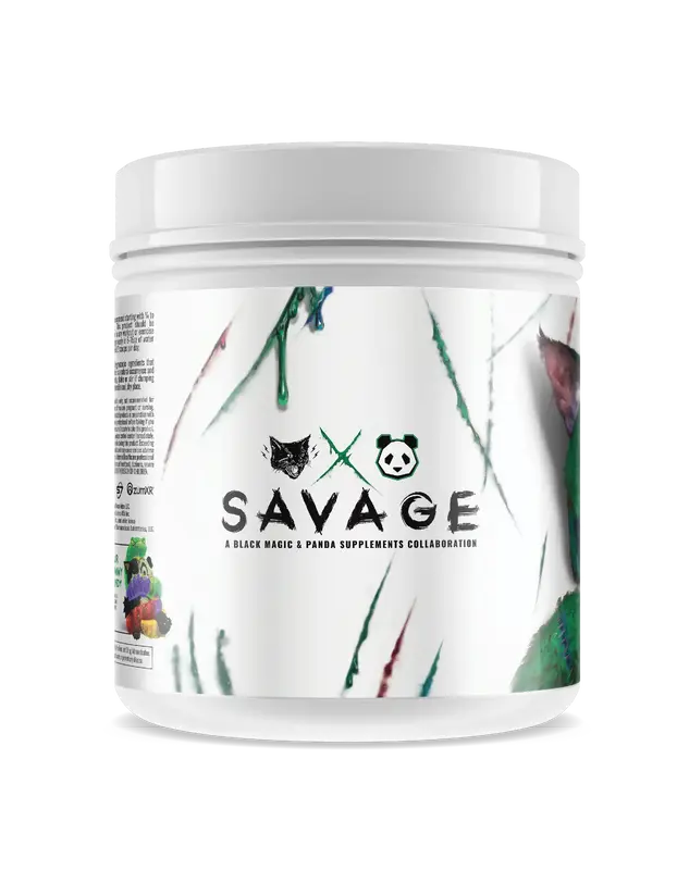 Panda Supps x Black Magic Sinister (Savage) Preworkout High Stimulant Dietary Supplement