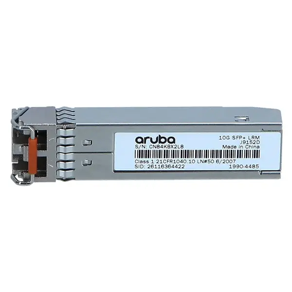 J9152DR HP Aruba X132 10Gb/s 10GBase-LRM Multi-Mode Fibre 1310nm 220m Duplex LC Connector SFP+ Transceiver Module