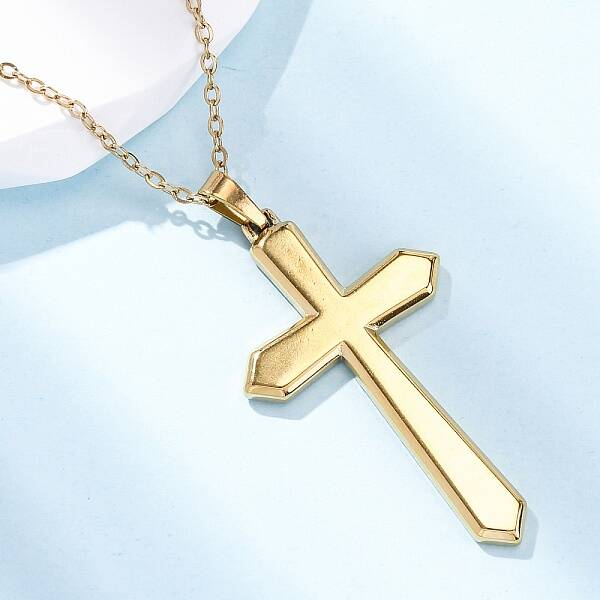 Cross 304 Stainless Steel Pendant Necklaces