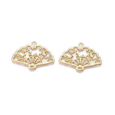 Rack Plating Alloy Enamel Pendants