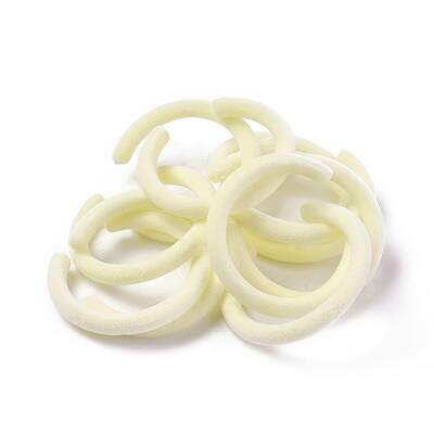 Flocky Acrylic Beads