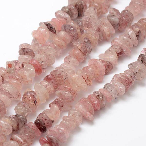 Natural Strawberry Quartz Beads Strands