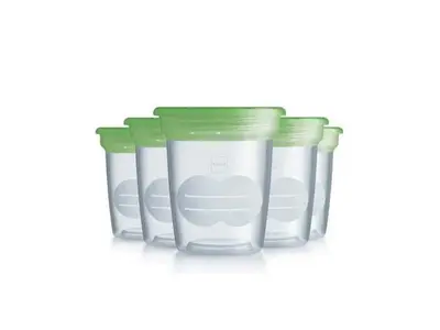 MAMÂ Storage Jars with Lids 5x120ml
