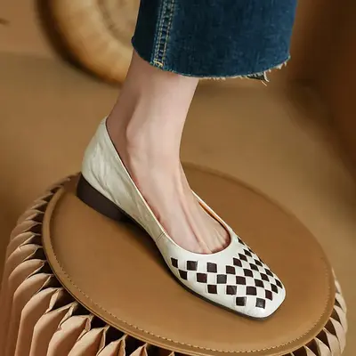 CHIKO Bilal Square Toe Block Heels Pumps Shoes
