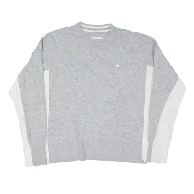 JACK WILLS Cashmere Jumper Grey Tight Knit Womens UK 10