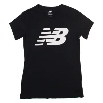NEW BALANCE Womens T-Shirt Black S