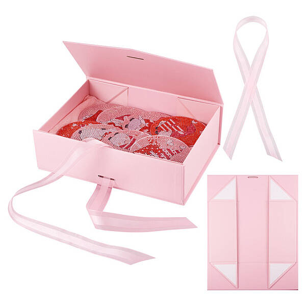 Rectangle Foldable Paper Gift Storage Boxes