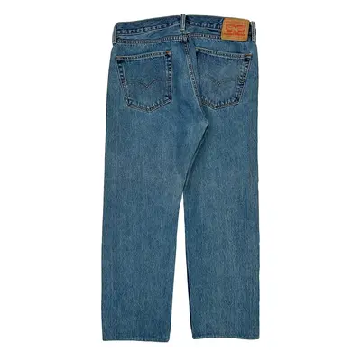 505 Levis Jeans - 34W 28L Blue Cotton