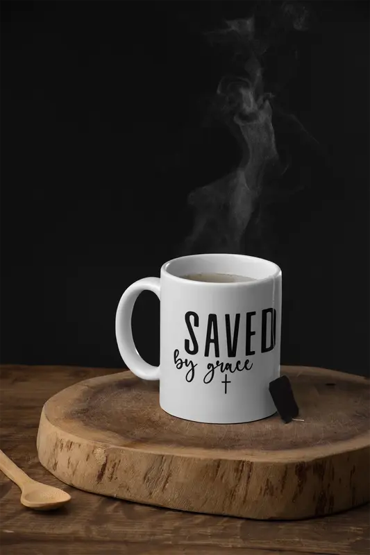 Saved By Grace Coffee Cup