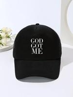 Letter Printing Baseball Cap, Casual Versatile Breathable Mesh Baseball Cap, Truck Driver Hat, Funny Gift Hat for Men and Wom...
