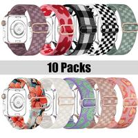 Fashionable Nylon Watch Bands (10pcs), 10 Counts Adjustable Watch Bands for Women & Men, Wearable Accessories Compatible with...