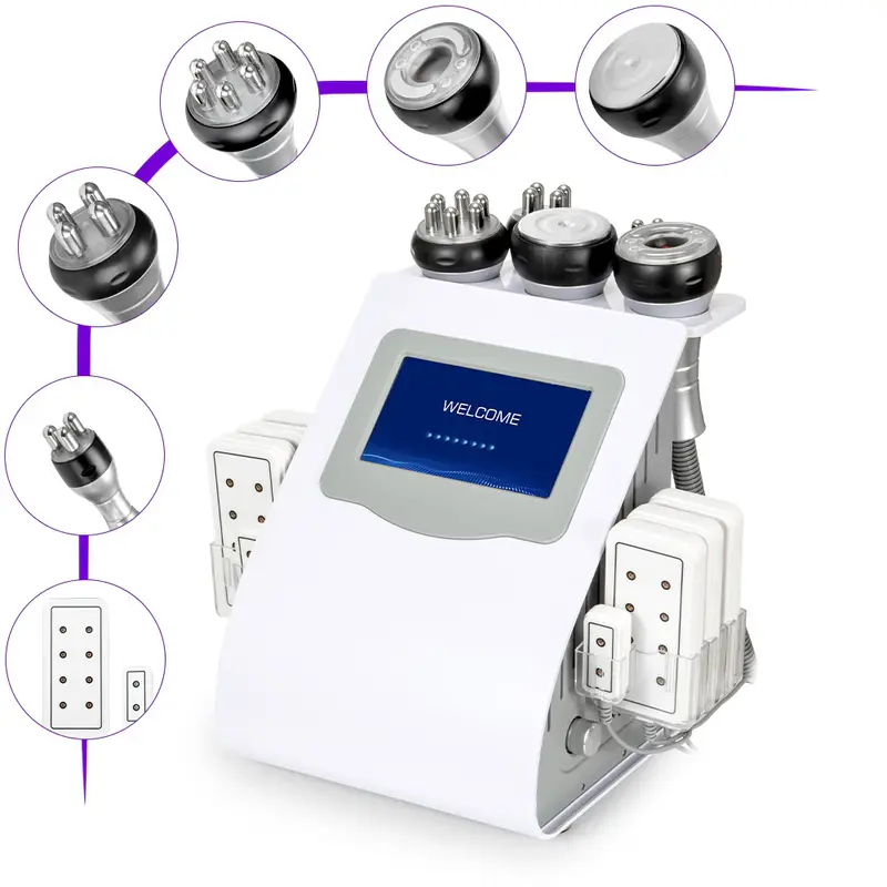 6 In 1 80k Cavitation Machine With Vacuum Radiofrequency For Body Contouring - machine