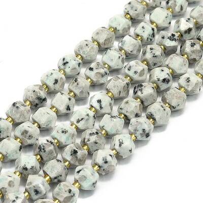 Natural Sesame Jasper Beads Strands