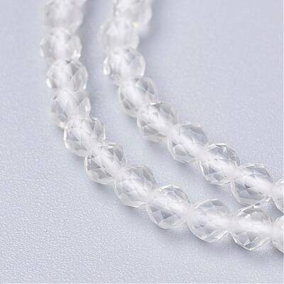 Natural Quartz Crystal Beads Strands