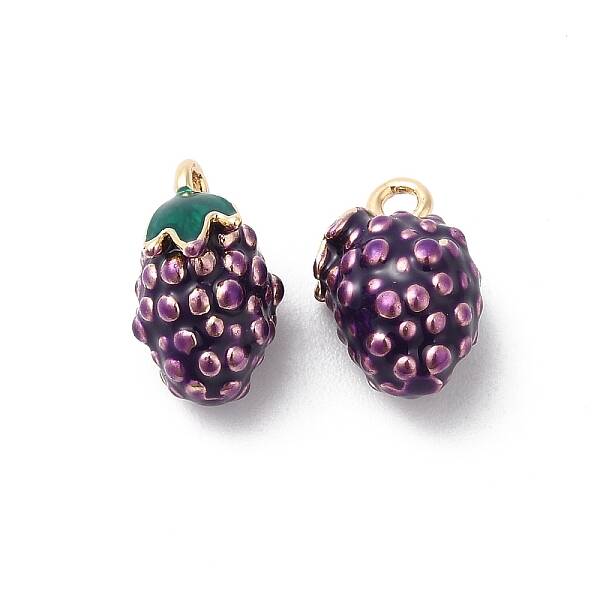 Real 18K Gold Plated Tone Brass Enamel Charms