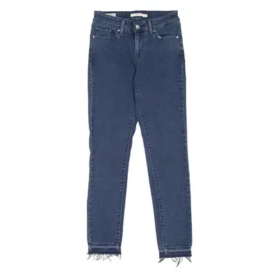 LEVI'S 711 BIG E Womens Jeans Blue Slim Skinny W26 L30