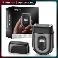 [Dealsforyoudays]Magnetic Head Mini Electric Razor, Electric Shaver for Men,Upgraded Foil Shaver with 3 Blade Heads IPX7 Wate...