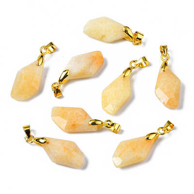 Natural Topaz Jade Pendants