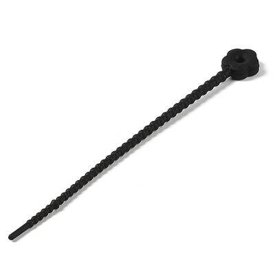 Flower Shape Silicone Cable Zip Ties