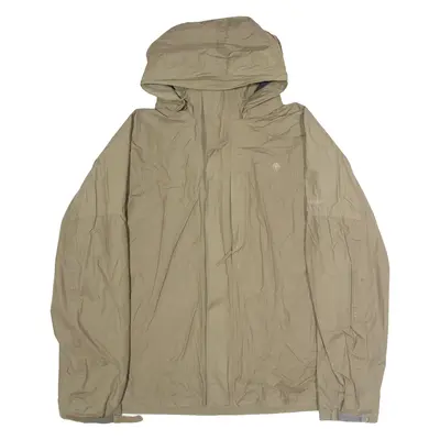 TIMBERLAND Mens Rain Jacket Green Hooded 2XL