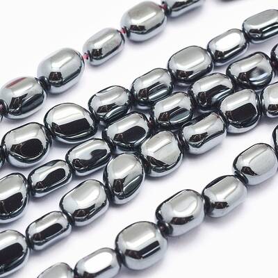 Non-magnetic Synthetic Hematite Beads Strands