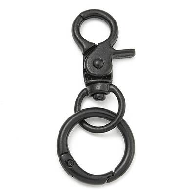 Spray Painted Alloy Split Key Rings
