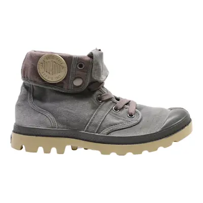 PALLADIUM Ankle Boots Grey Canvas Womens UK 4