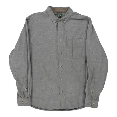 Woolrich Overshirt - Large Grey Cotton