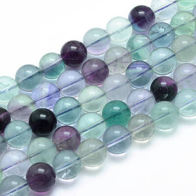 Natural Fluorite Beads Strands