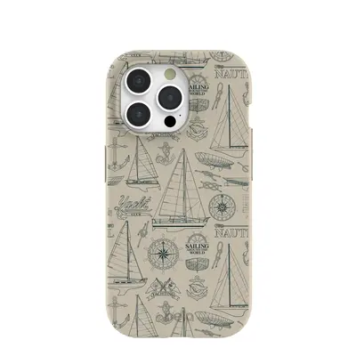 London Fog Vintage Voyage iPhone 15 Pro Case