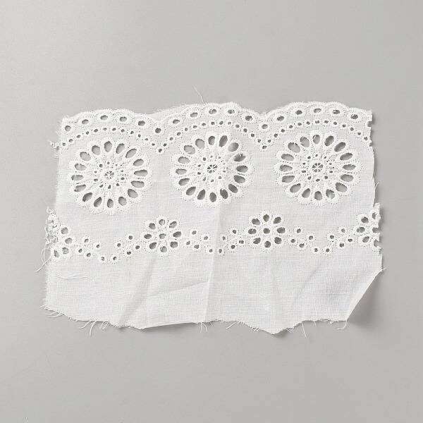 5 Yards Cotton Embroidery Flower Ribbon